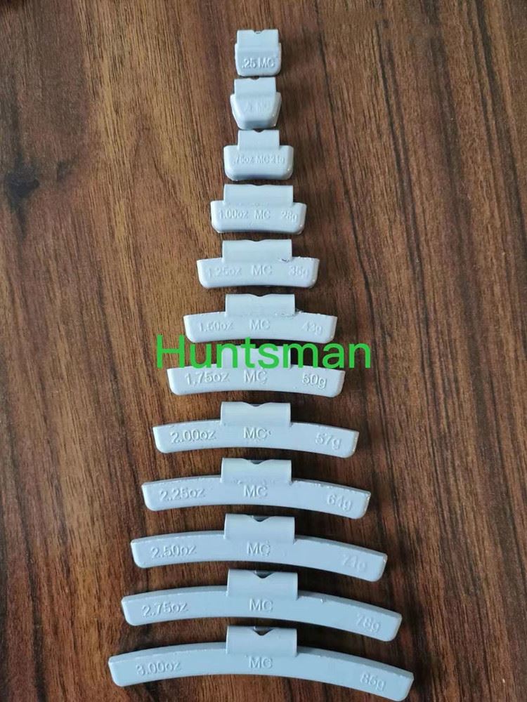 Pb clip on weights